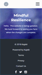 Mobile Screenshot of mindfulresilience.com